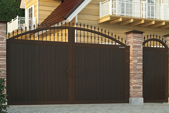 Распашные ворота серии swg-a (2000х3000)