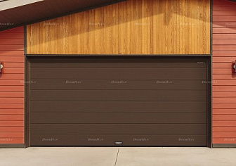 Гаражные секционные ворота серии rsd02 6000 Х 3500